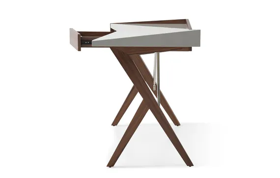 Письменный стол Mysen с выдвижным ящиком, орех