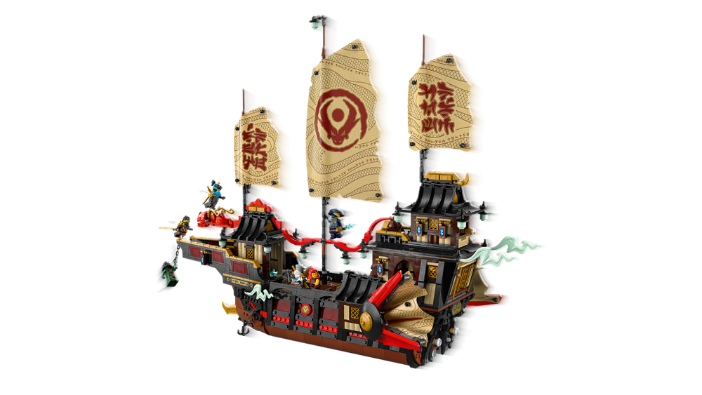 LEGO Ninjago 71848 «Храм Щедрости» — локация, ниндзя и реликвии