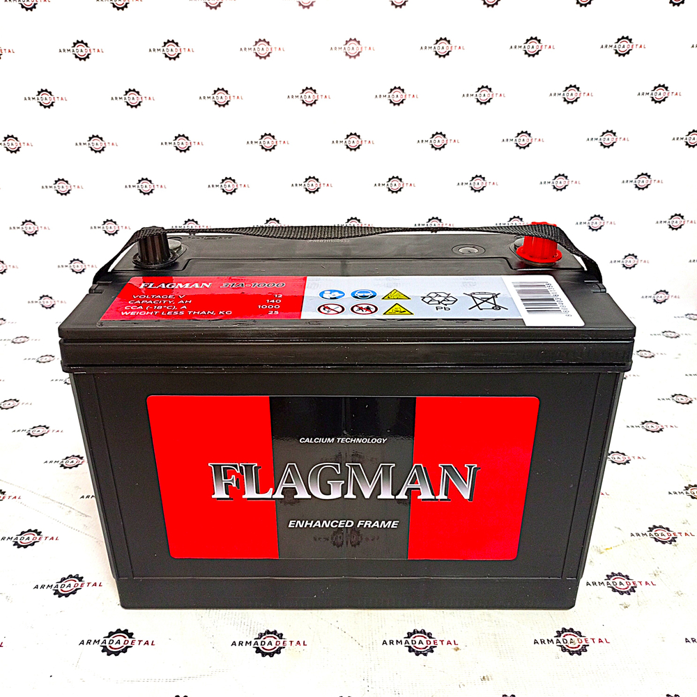 Аккумулятор 12V/140Ah/1000A | 31A-1000 | FLAGMAN