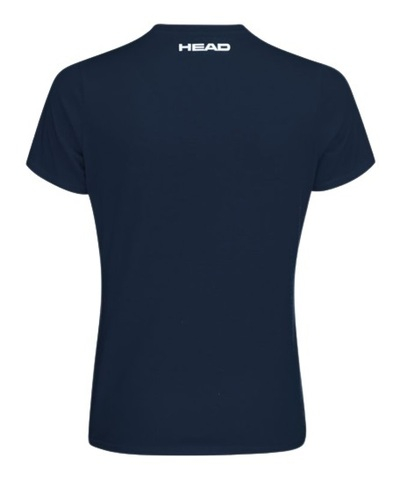 Женская теннисная футболка Head Padel TYPO T-Shirt W - dark blue