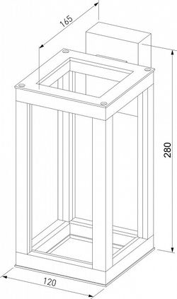 Светильник на штанге Elektrostandard Frame a051855