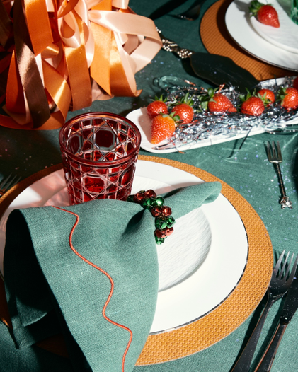 Стакан глазурный Cannage Красный