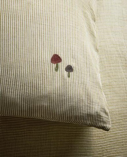 Наволочка Zara Home муслин, хлопок 100%, в полоску, 2600/091