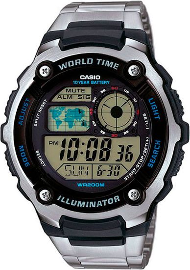 Мужские электронные часы Casio AE-2100WD-1AVDF