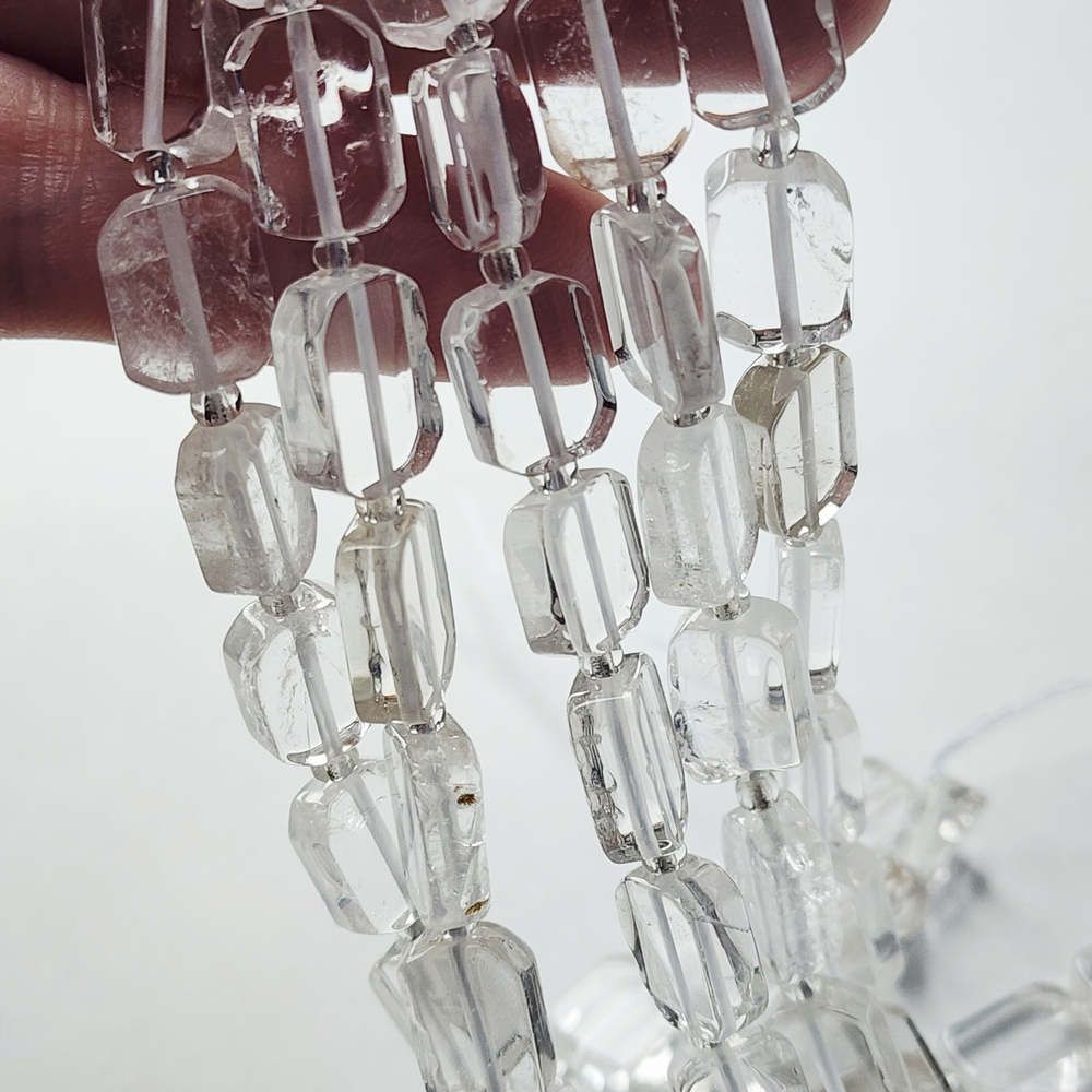 Горный хрусталь, прозрачный природный кварц, размер 7×11мм, штучно