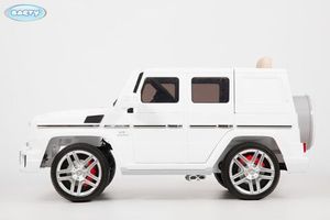 Детский Электромобиль BARTY Mercedes-Benz G63 AMG (12V/10ah) Tuning (HAL168) белый фото №3