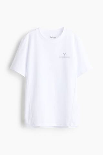 H&M Спортивная футболка DryMove, белый