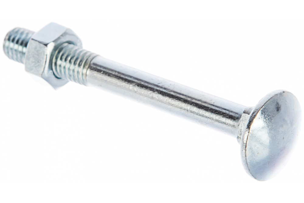 БОЛТ МЕБЕЛЬНЫЙ ELEMENT DIN603 С ГАЙКОЙ ОЦИНК 8Х70 4ШТ 2136