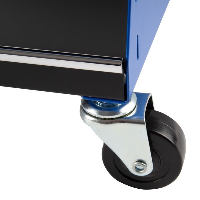 KING TONY (87452C-B) Сиденье на колесах ремонтное с 2-мя полками