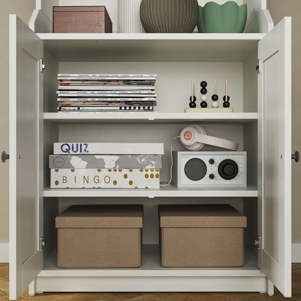 Шкаф - HAUGA IKEA/ХАУГА ИКЕА, 46х279х199 см, белый