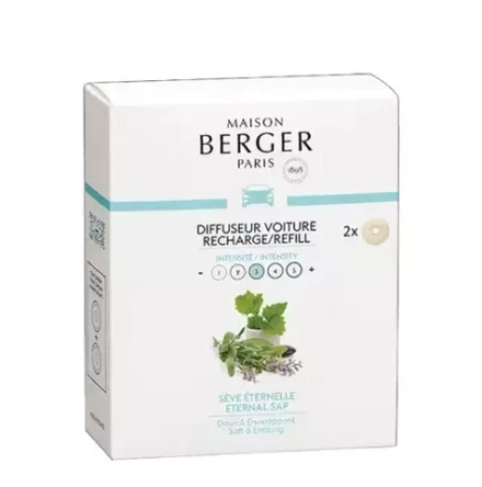 Maison Berger Paris - Набор из 2 вставок Ambrosia для автомобильного диффузора. / артикул   6442  / GTIN 3127290064424