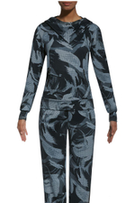 Толстовка с капюшоном для фитнеса Athena (Размер: M) (Цвет: серый камуфляж)