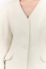 Жакет с объемными рукавами