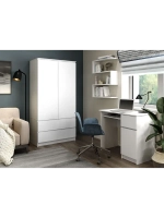 Шкаф для одежды распашной с полками 90х50х180 см Мори