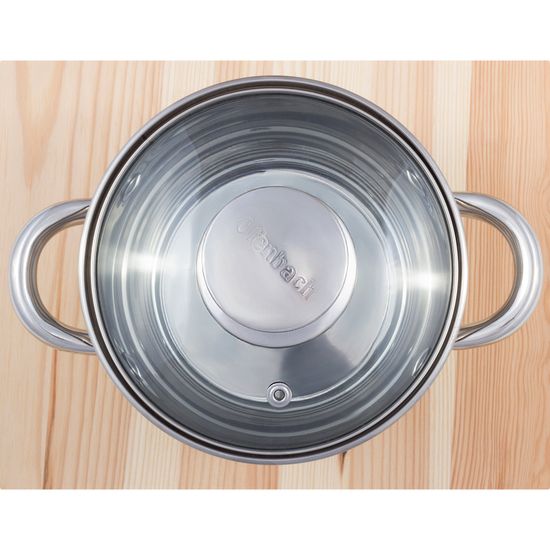 Набор кастрюль 4 предмета (1,1 л; 1,7 л) Ofenbach NB 100003 из нержавеющей стали