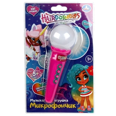 Микрофончик "Hairdorable" 25 песен и звуков HT569-R9 (Умка)