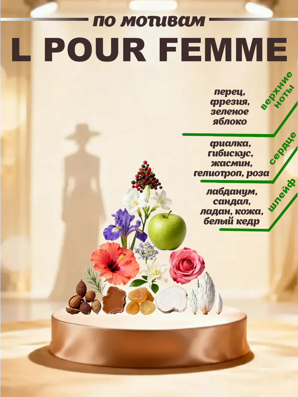 CEDRE 147 по мотивам L pour Femme (жен) 10 мл