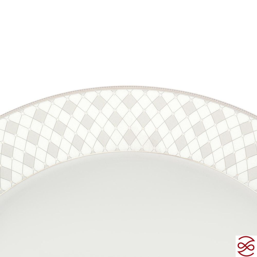 Блюдо круглое Repast Серебряная сетка 32 см