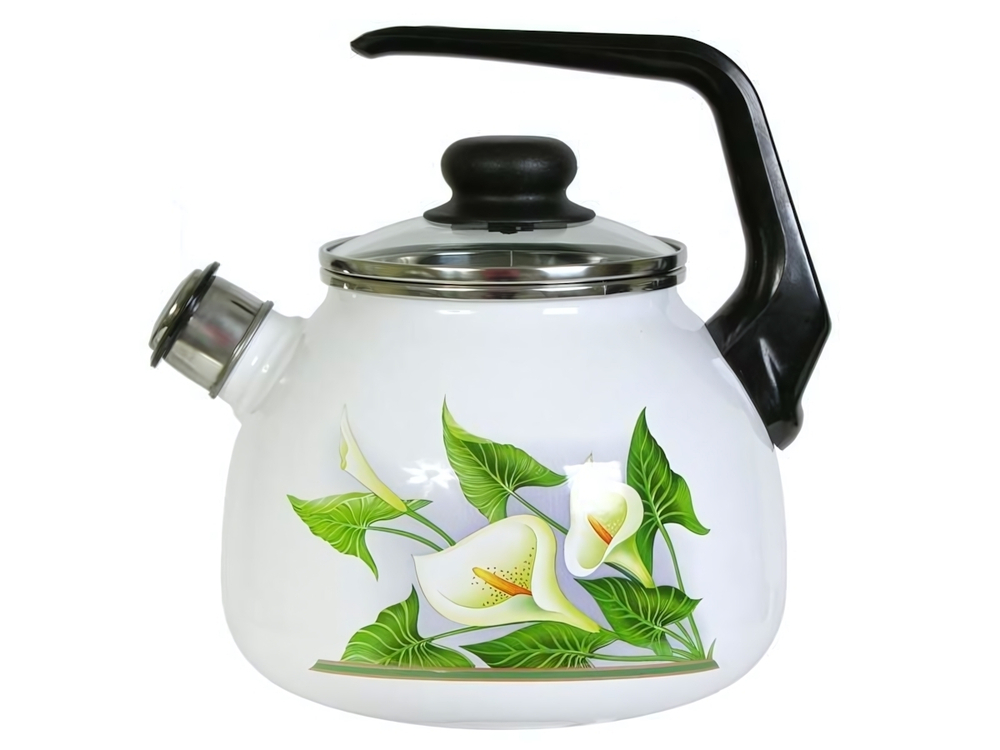 Чайник 3л со свистком "Каллы"
