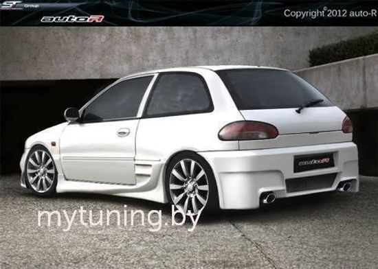 Задний бампер STREET RACING Mitsubishi Colt CA0