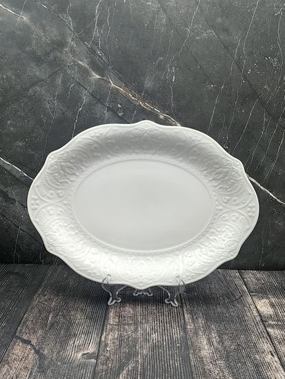 Блюдо овальное 30 см. Роял Ажур