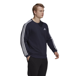 Мужская кофта теннисная adidas 3-Stripes French Terry Sweatshirt Men - Dark Blue, White