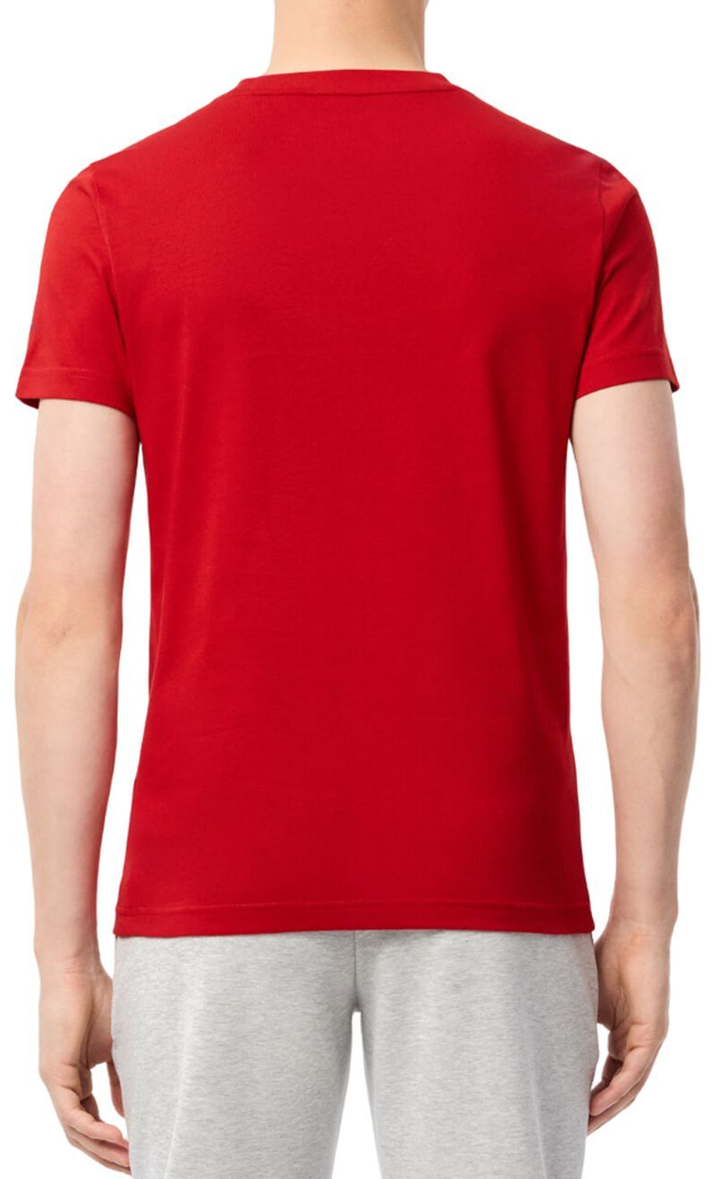 Мужская теннисная футболка Lacoste Tennis X Novak Djokovic Set - красный