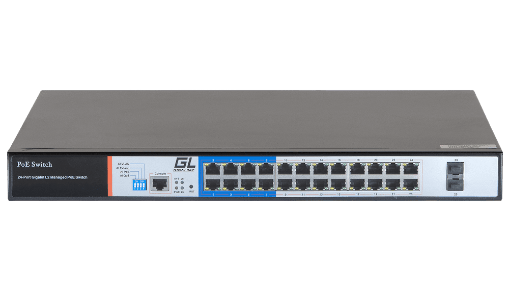 Gigalink GL-SW-G205-24P Сетевое оборудование