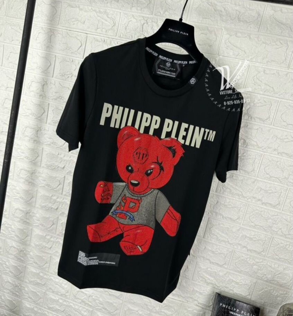 Футболка Philipp Plein Red Teddy P