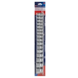 Набор головок 16пр.1/2''(12гр.)(10-19,21,22,24,27,30,32мм) на планке Forsage F-4161-9