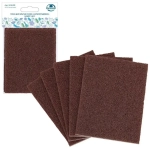 Губка для мытья кухни Карборундовая Набор 5 шт. Размер 7х0,5 см.