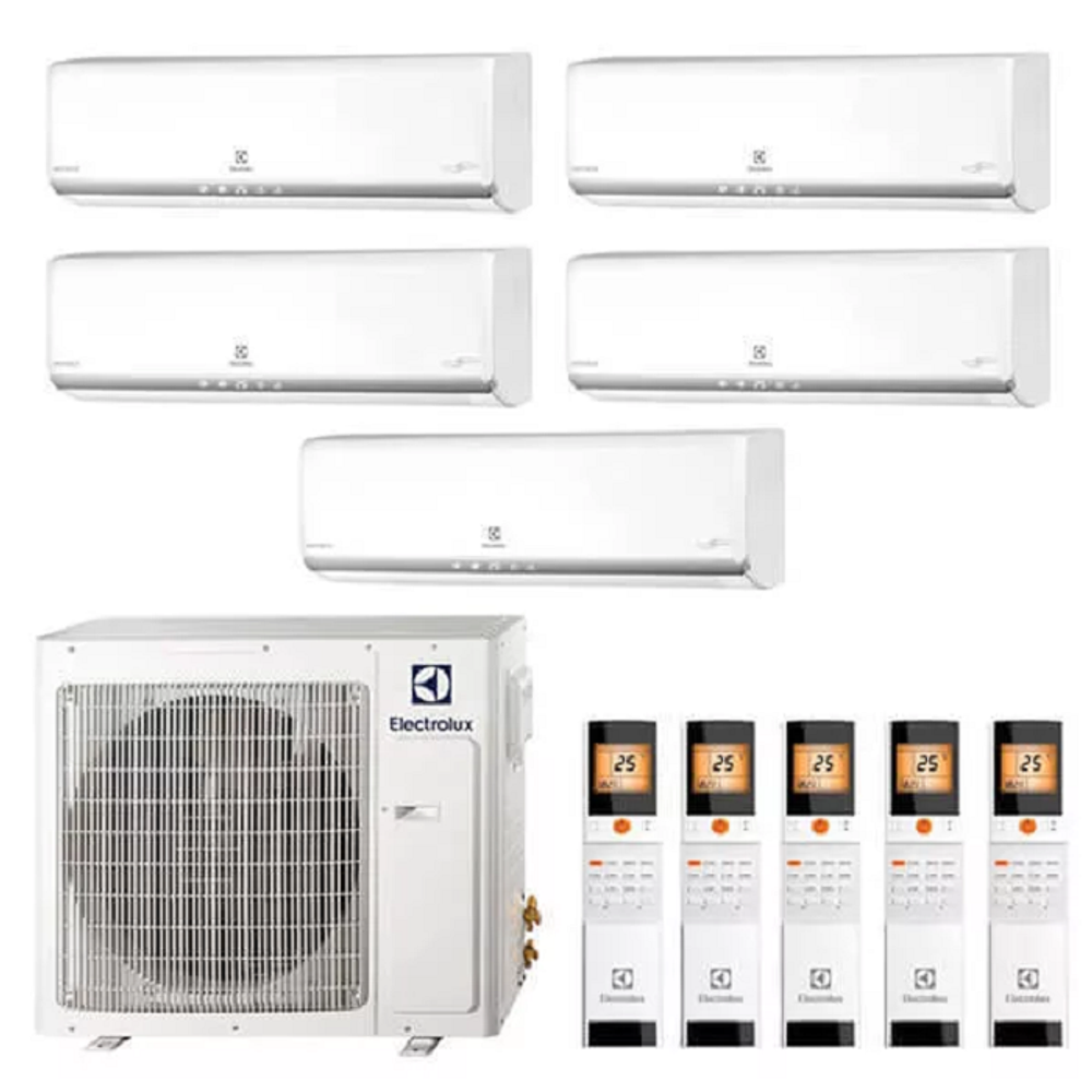 Мульти сплит система Electrolux на 5 комнат (21+21+21+21+27 кв.м) HM FMI