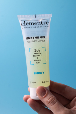 Энзимный гель-пилинг - 3% PAPAYA ENZYME PEEL GEL 75 ml от Elementrè Dermo Cosmetics, Швейцария, способствует более глубокому проникновению активных компонентов