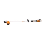 Триммер аккумуляторный WORX WG186E.9 40В (без АКБ и ЗУ) захват 250 мм, 4.1 кг