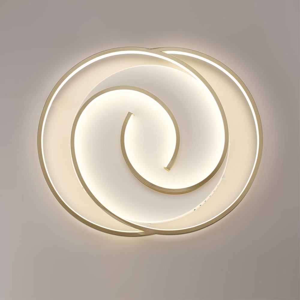 8020/75CL LEDIO LN25 шампань/белый металл/акрилл Потолочный светильник LED 75W 220V 3000-6000K TWIST