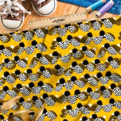 Ткань премиум флис золотистые каскады мыслей