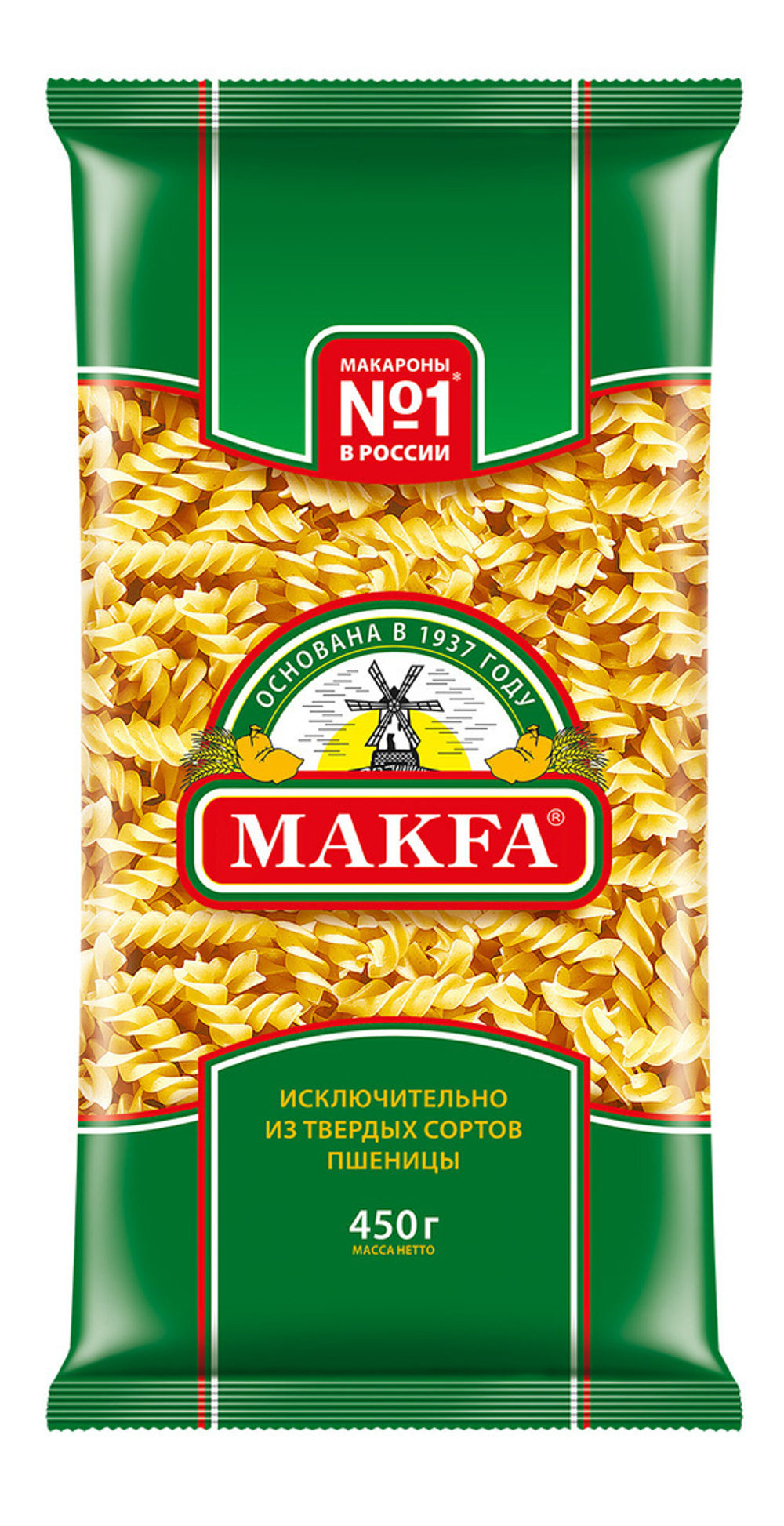 Макаронные изделия спираль «Макфа» - 450 г