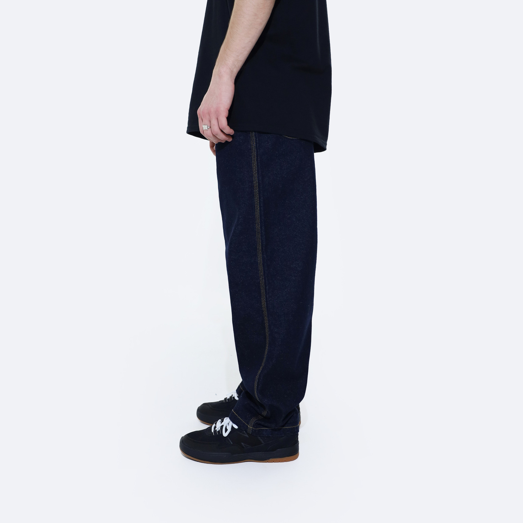 Джинсы Dickies Madison Loose Fit Jeans (rinsed indigo blue) артикул:LQ1Ncsoyh7J-pvbdusBMo3 - купить в магазине Дайс