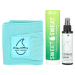 Sports Research, Sweet Sweat®, триммер для талии Paige Hathaway, XL / XXL, синий, комплект из 3 предметов