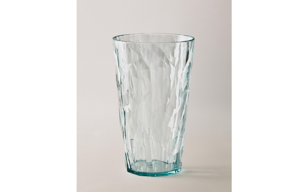 Zara Home стакан из пластика, цвет синий, 14 см