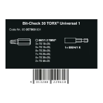 Набор бит 30 TX Universal 1 WERA 05057900001