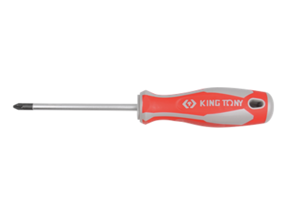Отвертка крестовая Pozidriv KING TONY 14280104 №1, 100мм