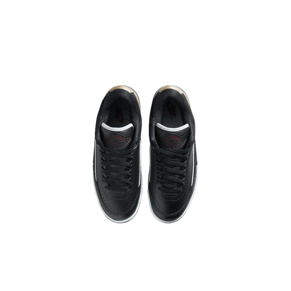 Кроссовки Air Jordan 2 Retro Low 'Black Metallic Gold' DX4401‑001