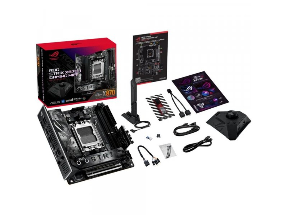 Материнская плата Asus ROG Strix X870-i Gaming Wifi, Socket AM5, AMD X870, mATX, RTL [90MB1IW0-M0EAY0]
