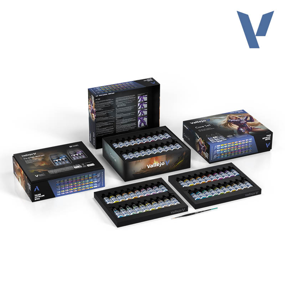Vallejo True Metallic Metal - набор Core Set