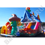 Детский надувной батут "Ведьмочка"