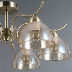 Люстра на штанге ILLUMICO AREZZO IL0733-6CSQ-25 AB AREZZO