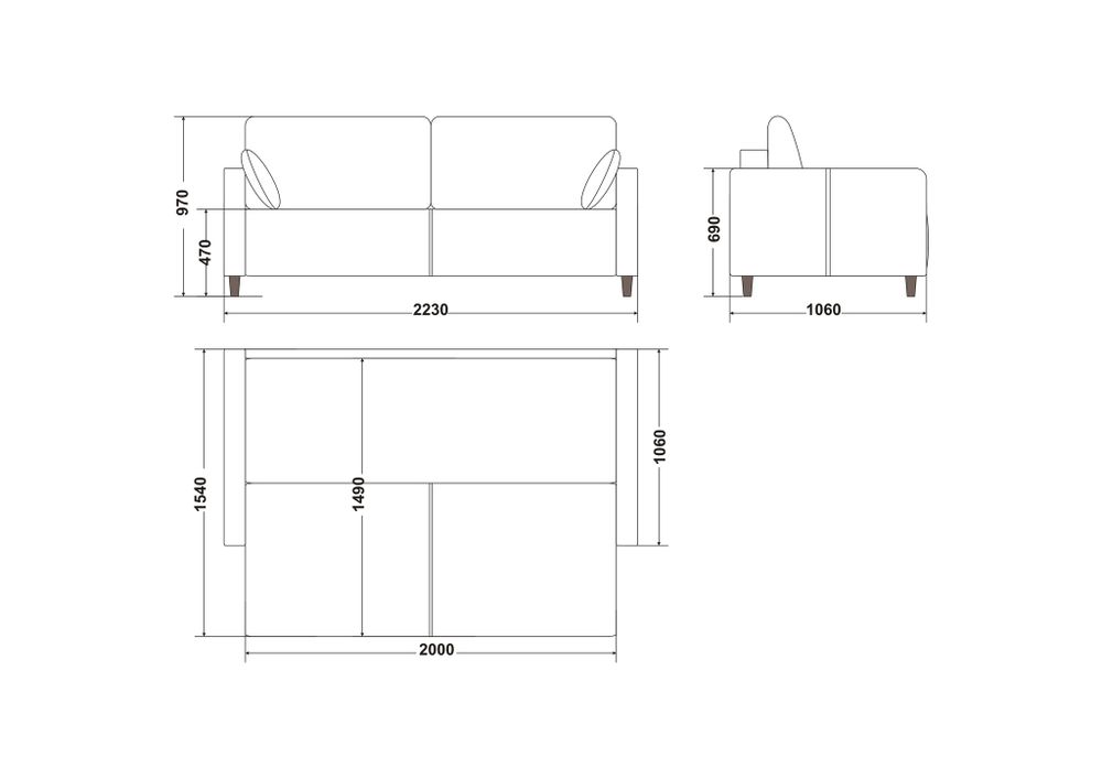 Диван "Стокгольм" БД НПБ