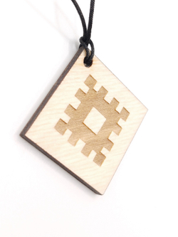 Деревянный славянский оберег Репейник удачи