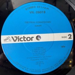 Винтажная виниловая пластинка LP Europe The Final Countdown (Japan 1986) (Obi)